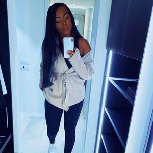 Zara oversized wrapped cardigan